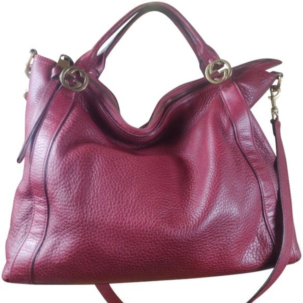 Auth Gucci 323675 Miss Gg Pink 2- Way red